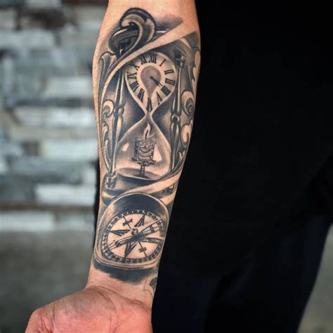 101 Amazing Hourglass Tattoo Designs That Will Blow Your Mind Hourglass Tattoo Half Sleeve