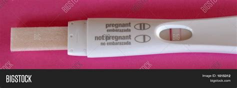 Positive Pregnancy Test Shown On Pink Paper Stock Photo And Stock Images