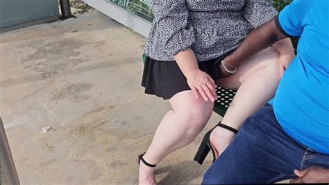 Bbw Ssbbw Let A Stranger Lifted My Skirt And Rubbed My Pussy At The Bus Stop Big Butt Big