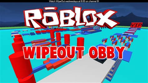 Roblox Wipeout Obby Original Youtube