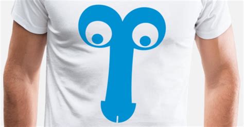 Penisgesicht Schwanzgesicht Männer Premium T Shirt Spreadshirt