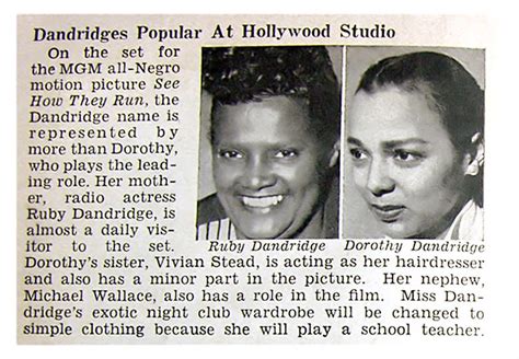 Dorothy Dandridge And Mother Ruby Dandridge Popular At Studio Jet