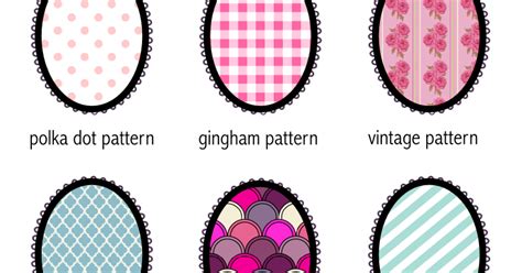 Free Printable Pattern Glossary With Oval Tags Freebie Meinlilapark