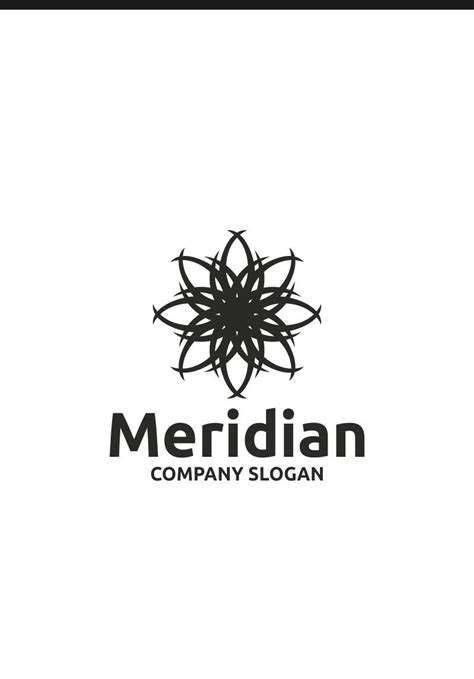 Meridian Logo Template 75069