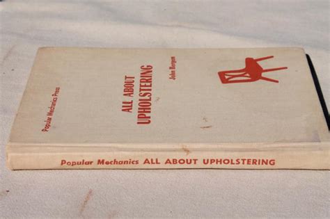 1950s Popular Mechanics Hand Book All About Upholstering Mid Century