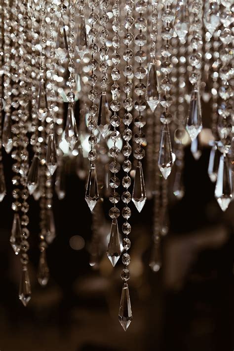 HD Wallpaper Close Up Of Crystal Chandelier Abstract Detail