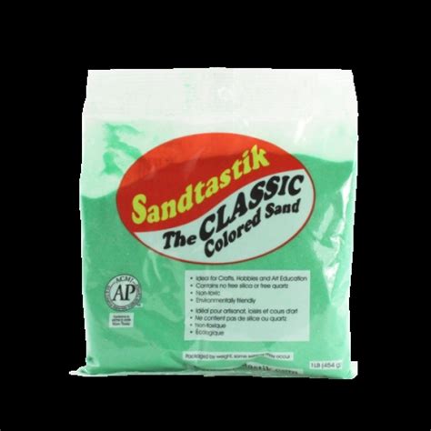 Classic Colored Sand Light Green 1 Lb 454 G Bag