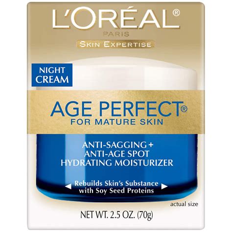 l oreal age perfect for mature skin night cream 2 5 oz each
