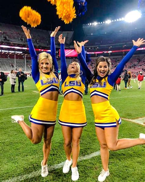 Lsu Cheerleading On Instagram “were Still Celebrating 🎉 We Beat Bama Lsu Football Is Ranked