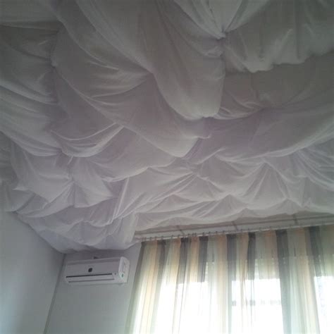 Fabric Draped Ceiling 4 Fabric Ceiling Ceiling Draping Home Ceiling