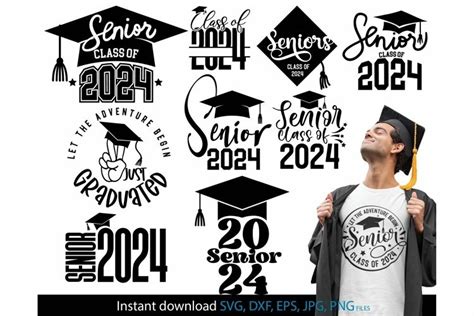Senior Class Of 2024 Svg Png Bundle Graduation 2024