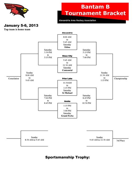 Printable Brackets