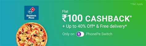 Dominos Pizza Offer For Today Upto 50 Cashback