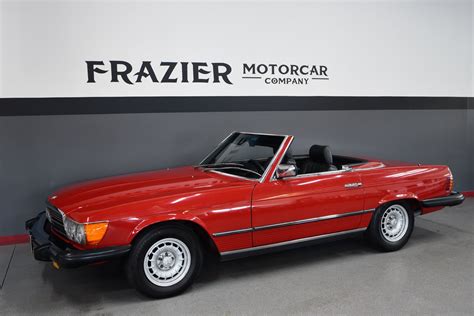 1985 Mercedes Benz 380 Sl Frazier Motorcar Company