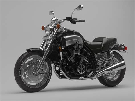 Classic Motorcycle Yamaha V-Max 1200 3D model | CGTrader