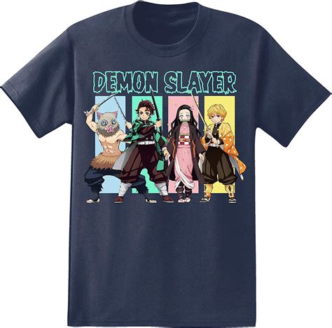 Demon Slayer Camiseta De Manga Corta Para Hombre Diseño De Anime