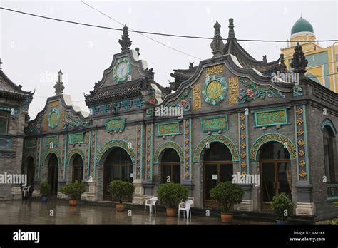 Mosque Hohhot Inner Mongolia China Stock Photo Alamy