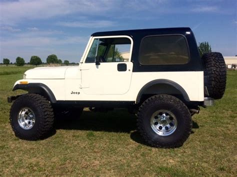 Very Clean White 1982 Jeep Cj7 Limited For Sale Photos Technical