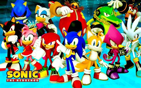 Background Sonic And Friends Wallpaper Wall Sticker Walpaper