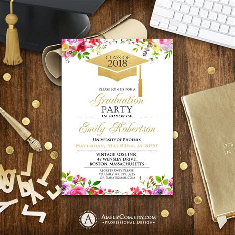 Do It Yourself Graduation Party Invitations Graduation Party