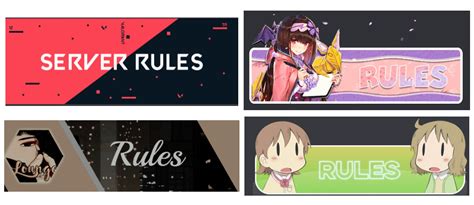 How To Make A Discord Rules Banner