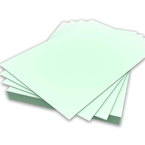 Buy A4 Light Green Colour Paper 80gsm Sheets Double Sided Printer Paper