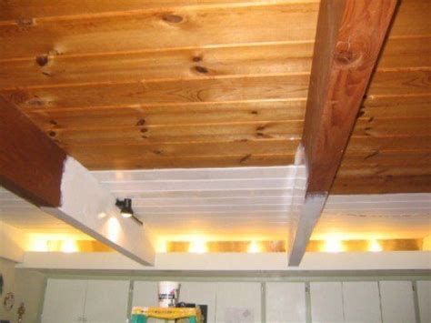 How To Paint An Unpainted Wood Ceiling Painted Wood Ceiling Wooden