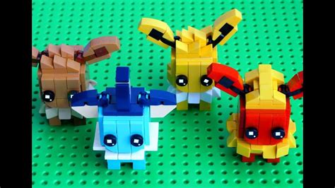 Lego Pokemon Pokemon Eevee Umbreon Lego Videos Lego Challenge Lego
