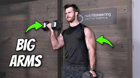 Full Arm Workout With Dumbbells To Build Big Arms Youtube