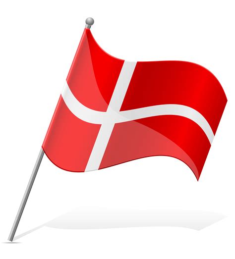 Flagge Von Dänemark Vektor Illustration Download Kostenlos Vector
