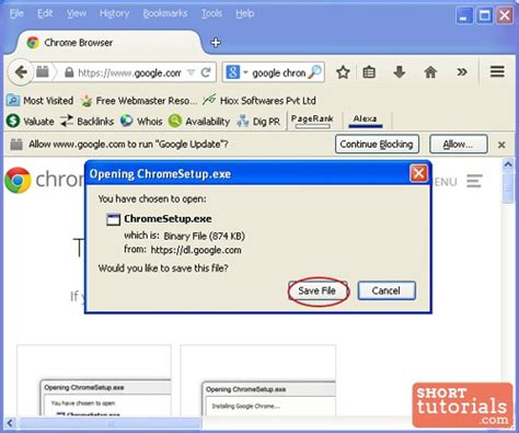 Google chrome is a fast, easy to use, and secure web browser. Download Google Chrome Setup File - DL Raffael