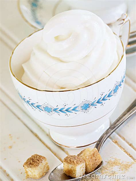 Frozen Soft Serve Yogurt Stock Image Image Of Serve 24330585