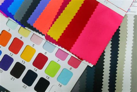 Color Swatches Are Laid Out On Top Of Each Other