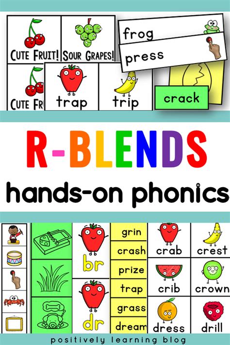 R Blends Phonics Activities Positively Learning