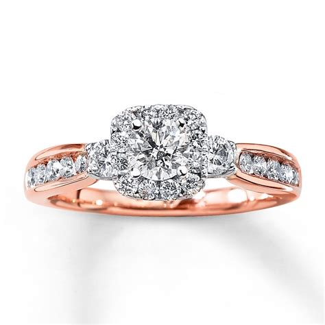 Browse our range of pink diamond engagement rings or design your own pink diamond ring. Kay - Diamond Engagement Ring 1 ct tw Round-cut 14K Gold