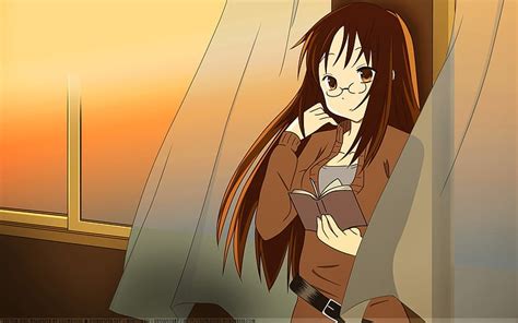 Hd Wallpaper Female Anime Character Wearing Brown Sweater K On Yamanaka Sawako Wallpaper Flare