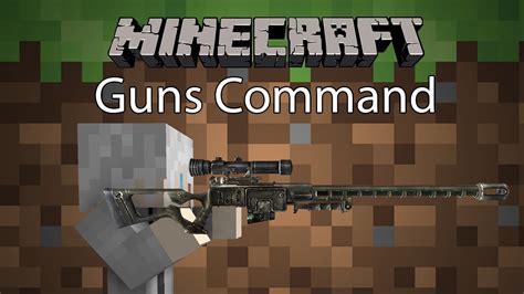 Minecraft Command รีวิว คอมมานปืน Guns Command 1102 Youtube