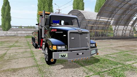 Western Star 4900 Rotator Heavy Wrecker For Fs 17 Farming Simulator