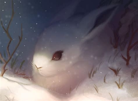 Snow Bunny Art Amino