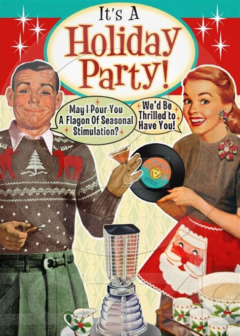 Retro Christmas Card Company Blog Vintage Christmas Party Vintage
