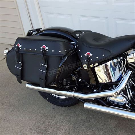 Hogworkz Black Saddlebag Guards Hw157019 Harley Davidson Motorcycle