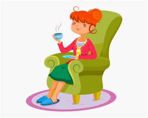 Free Clipart Woman Relaxing Transparent Cartoon Free Cliparts