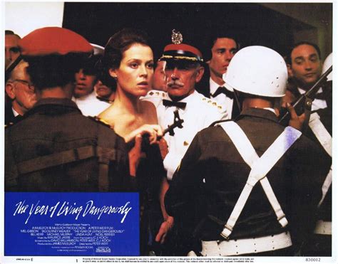 The Year Of Living Dangerously Original Lobby Card 1 Mel Gibson Peter
