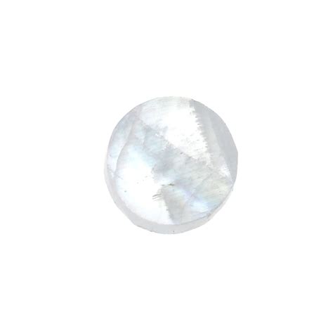 Disco Redondo 6 Mm De Piedra Gema Piedra De Luna X1 Perles And Co
