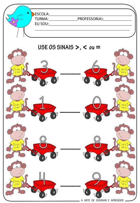Atividades Maior E Menor 4 Ano
