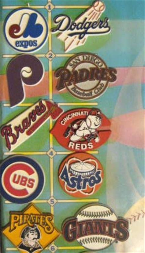 Lot Detail Vintage Major League Baseball Standings Board Wteam Magnets