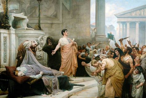Mark Antonys Oration Over The Body Of Caesar Art Uk