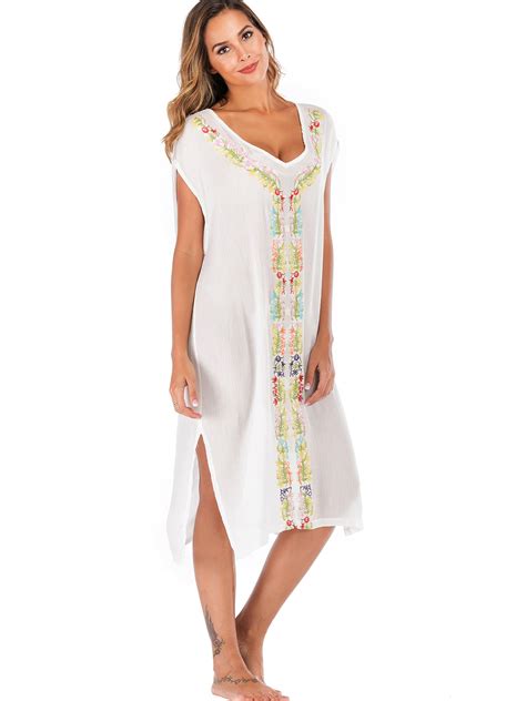 Sayfut Womens Nightgown Sleepwear Cotton Pajamas Night Shirt Short Sleeve Night Gown Sleep Dress