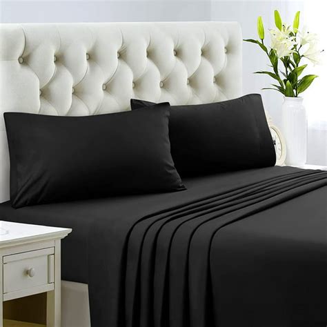 1200 Thread Count 100 Egyptian Cotton 4 Piece Bed Sheet Set 1 Flat 1