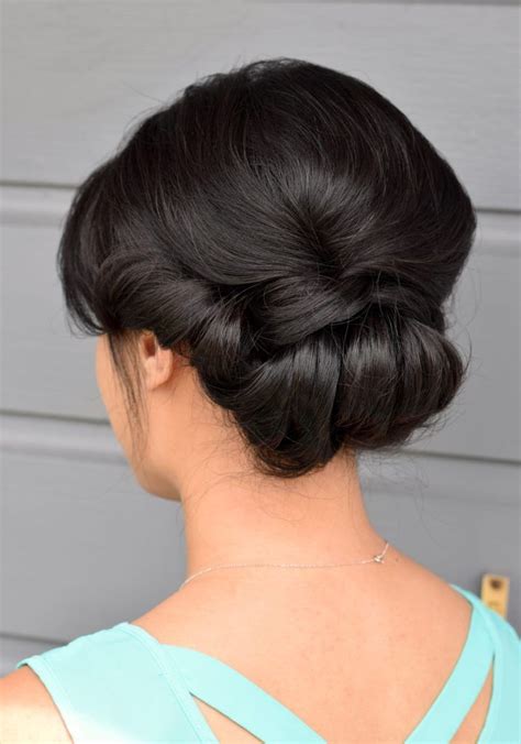 The bride that wears this hairstyle should desire this timeless look for her classic or formal themed wedding. Sleek French Twisted Updo Hairstyle Inspiration | Long ...